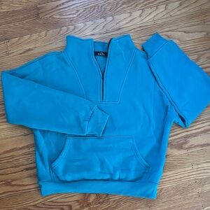 Teal Quarter-Zip